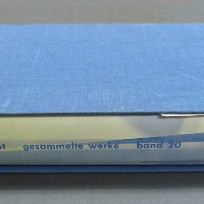 Gesammelte Werke Band 20 (Collected Works Volume 20)