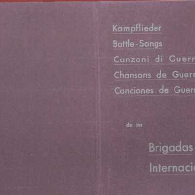 1979.15.1.20 - Kampflieder: Battle Songs: Canzoni di Guerra