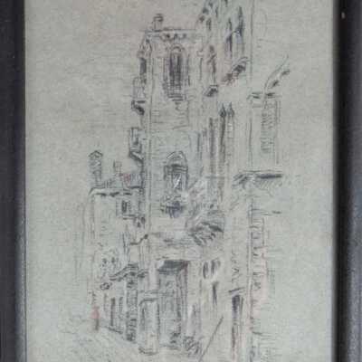 Untitled (Sketch of Buildings)