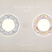 Two Designs for Porcelain Plates