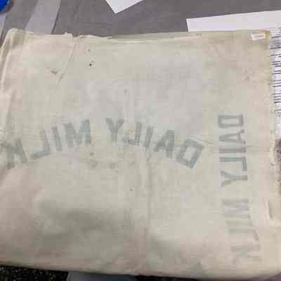 White Cotton Dairy Feed Bag