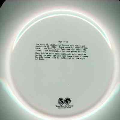 plate, decorative, back