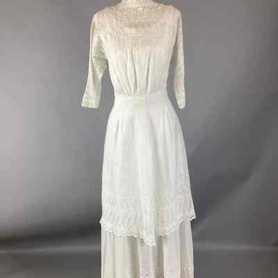 Women’s White Lawn Wedding Dress