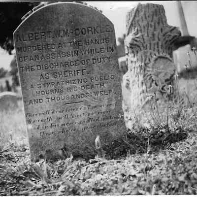 McCorkle, Albert tombstone