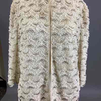 Women’s White Beaded Jacket