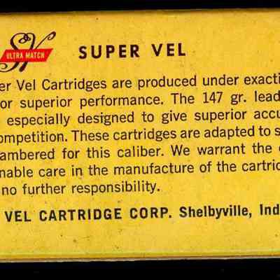 38 special ammunition, box, back