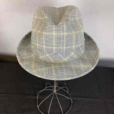 Men's Cotton Glen Plaid Fedora