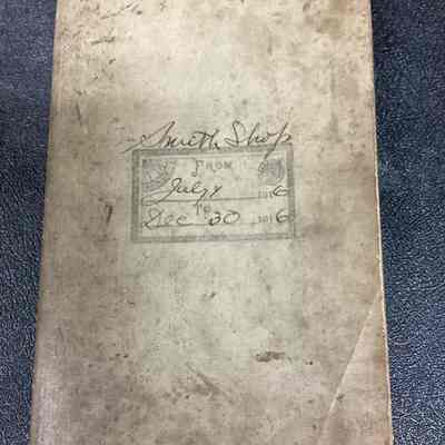 Lemmon Family Blacksmith's Ledger