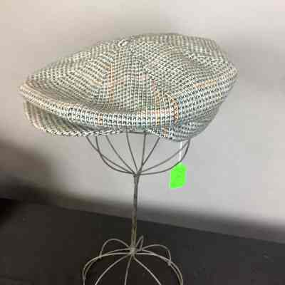 Men's Mulitcolor Checked Flat Cap