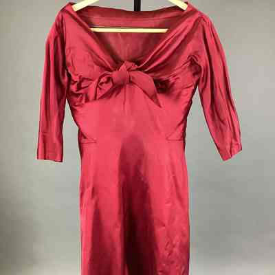 Women’s Red Satin Dress