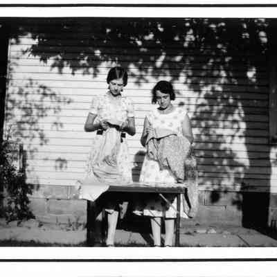 Dorothy Wasson & Unidentified Girl