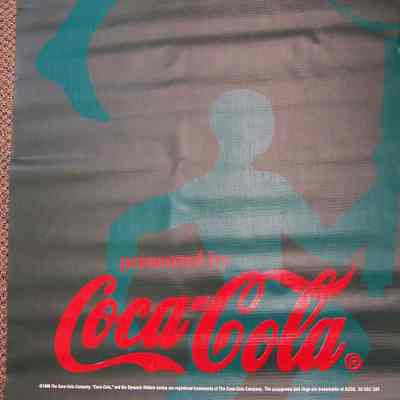 banner, ceremonial, Olympics, 1996, Coca-Cola ,lower portion