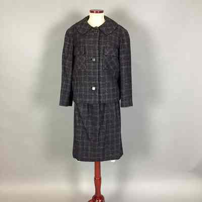 Women's Plaid Wool Suit
