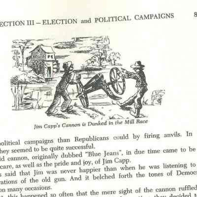 book, line art, page 85, illustration rendered by Joan M. newcomb