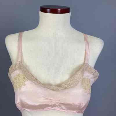 Women's Pink Silk Brassiere