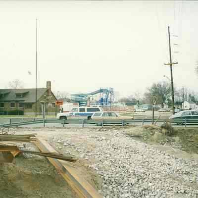 Harrison St. Bridge construction