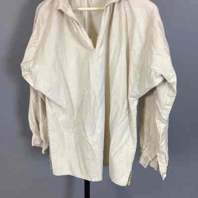 Men's Cream Cotton Shirt