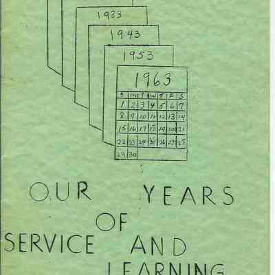 Our Year of Service and Learning