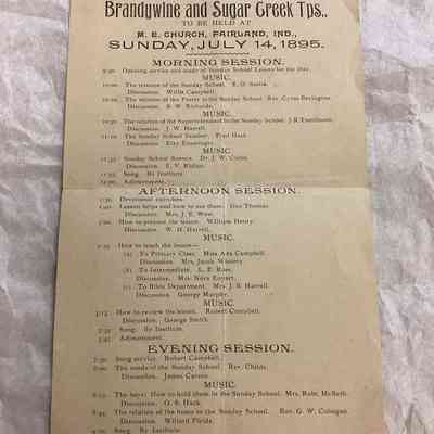 Sunday school program