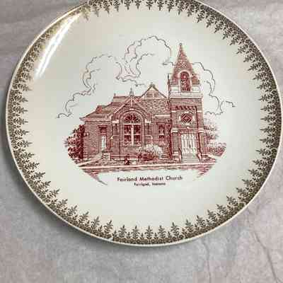 Fairland Methodist Church plate