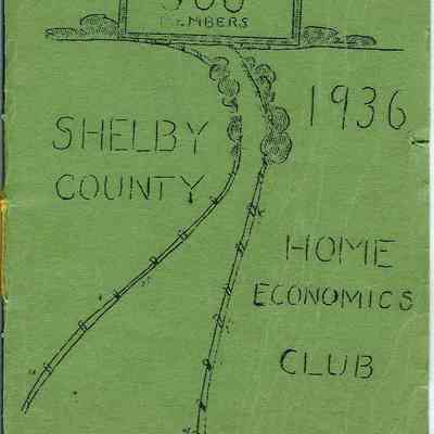 Program Booklet for Shelby County Home Economics Club
