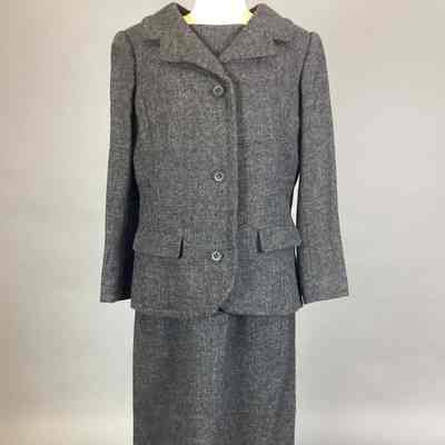 Women’s Gray Wool Tweed Dress