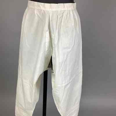 Women’s White Cotton Open Drawers