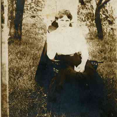 Unidentified Woman Outdoors