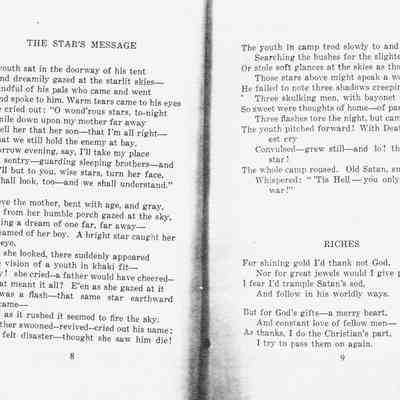 Booklet, Williard Jennings Day, pages 8 & 9