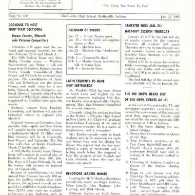 THE COURIER "We Carry The News To You"