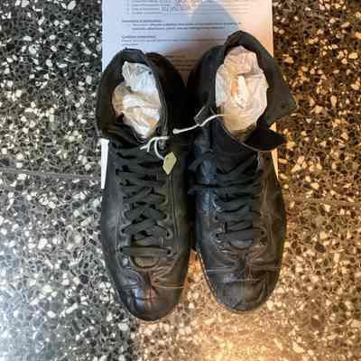 Referee Whistle & Men's High-Top Shoes w/ Red Rubber Soles