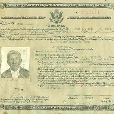 Certificate of Naturalization