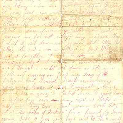 handwritten, illedgible note, side b of published poem,