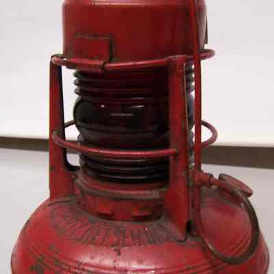 Lantern, full size, handle down