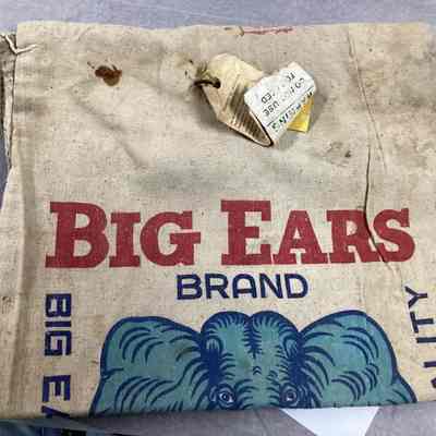 Big Ears Brand Seed Sack