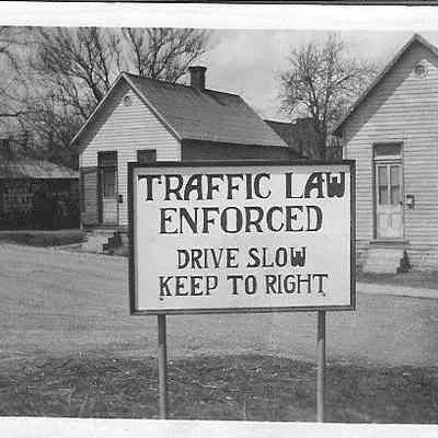 Shelbyville Traffic Sign