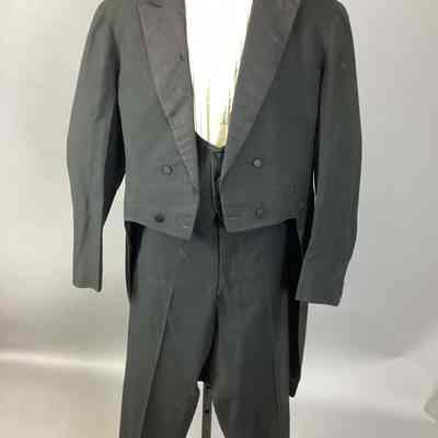 Men's Black Wool Tuxedo