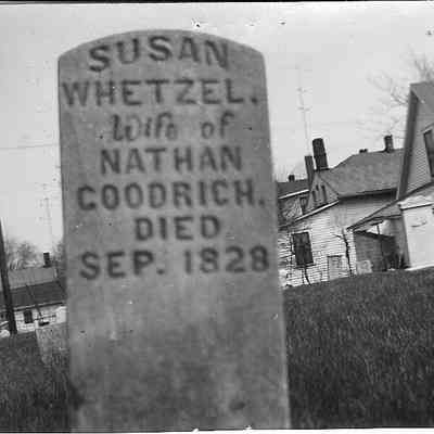 Goodrich, Susan Whetzel tombstone