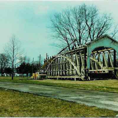Cedar Ford Covered Bridge Broadway Bonded Oil Cop. E. Broadway