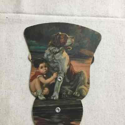 A Faithful Guardian Advertising Paper Fan