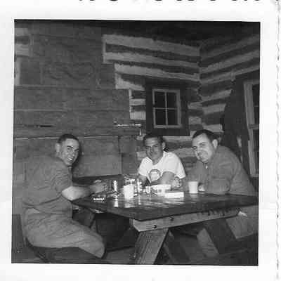 Boy Scout Troop 207: Lloyd Gahimer, Charles Weber, & Ed Morning