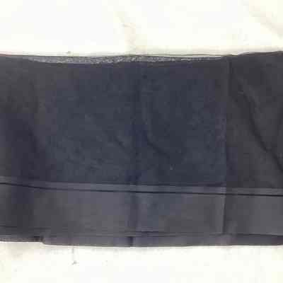 Women's Black Sheer Scarf