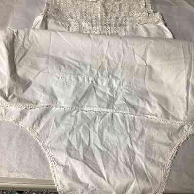 White romper chemise