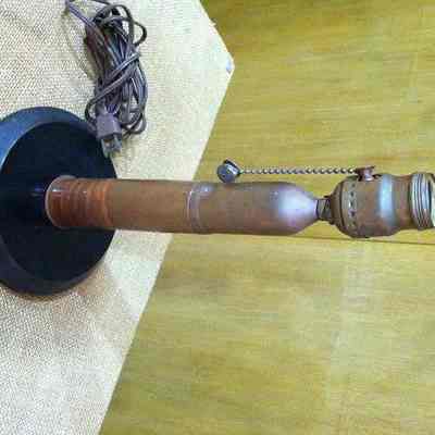 Shell Casing Art lamp