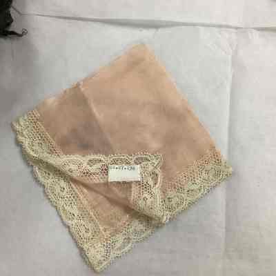 Pink Silk Handkerchief