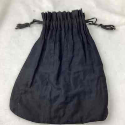 Black Drawstring Bag