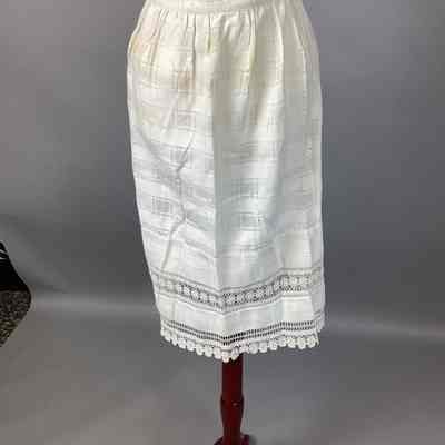 Women's Cotton Damask Apron