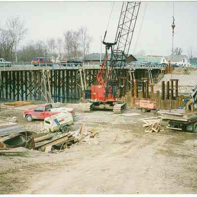 Harrison St. Bridge construction