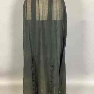 Women's Black Sheer Skirt