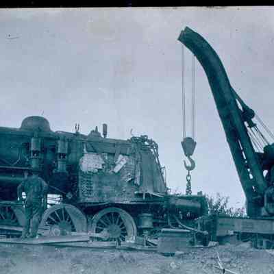 1915/Train Wreck Morristown."